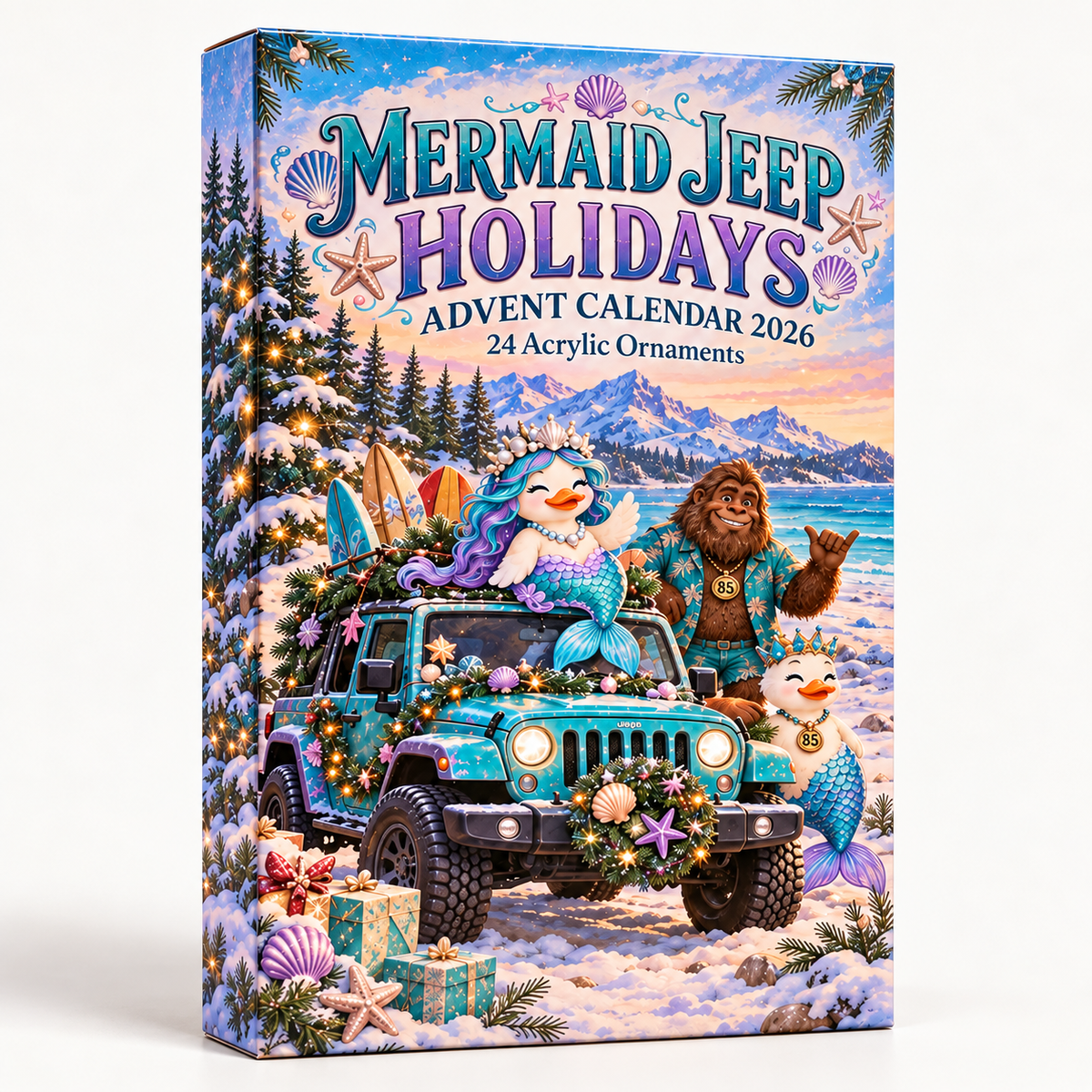 Mermaid Jeep Holiday Advent Calendar