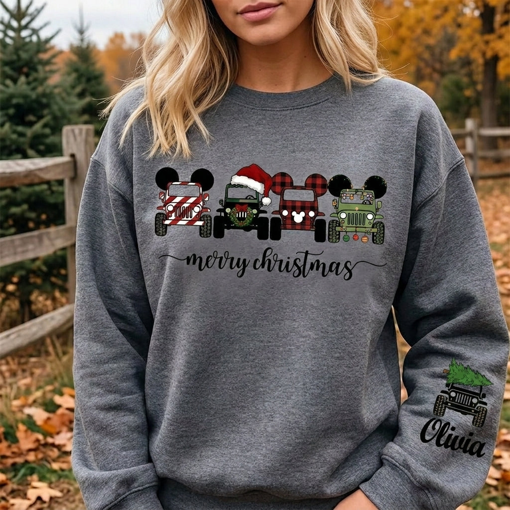 Merry Christmas Jeep Hoodie