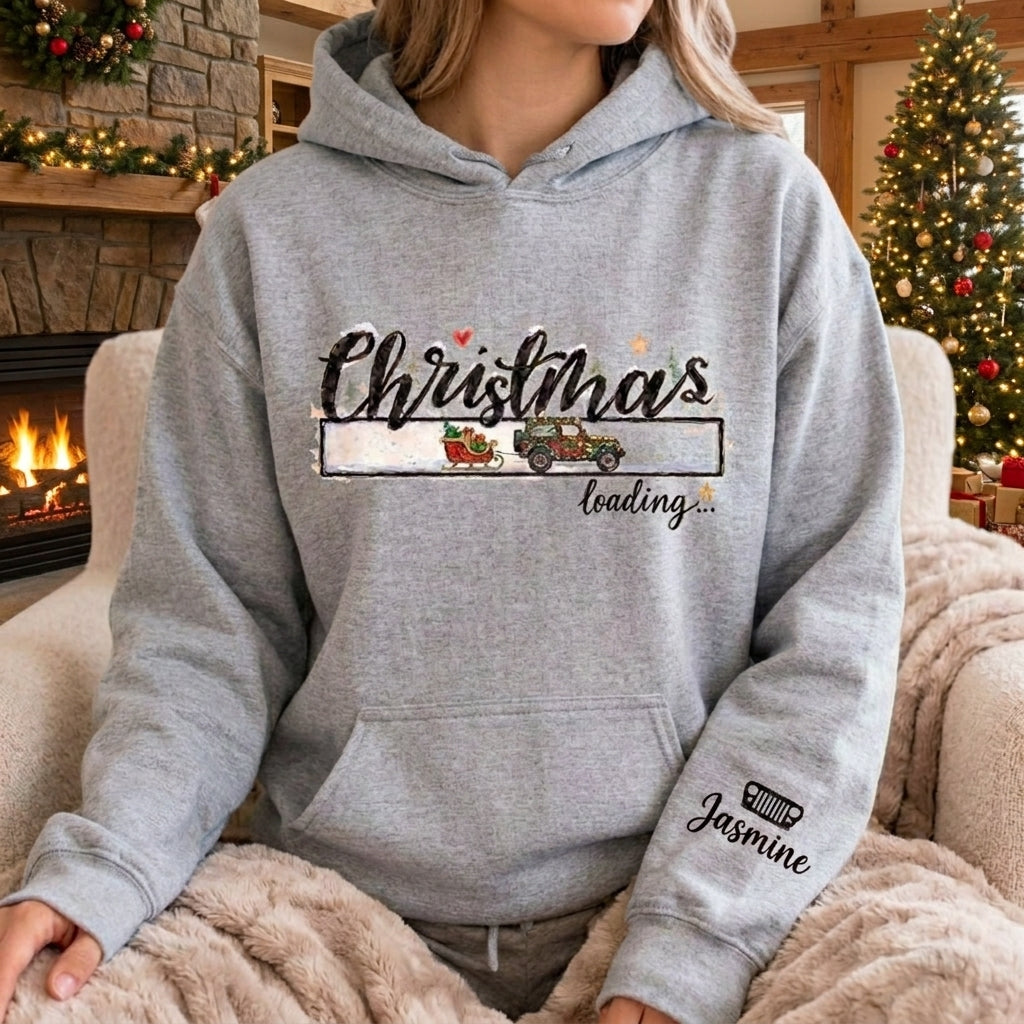 Christmas Loading Personalized Hoodie