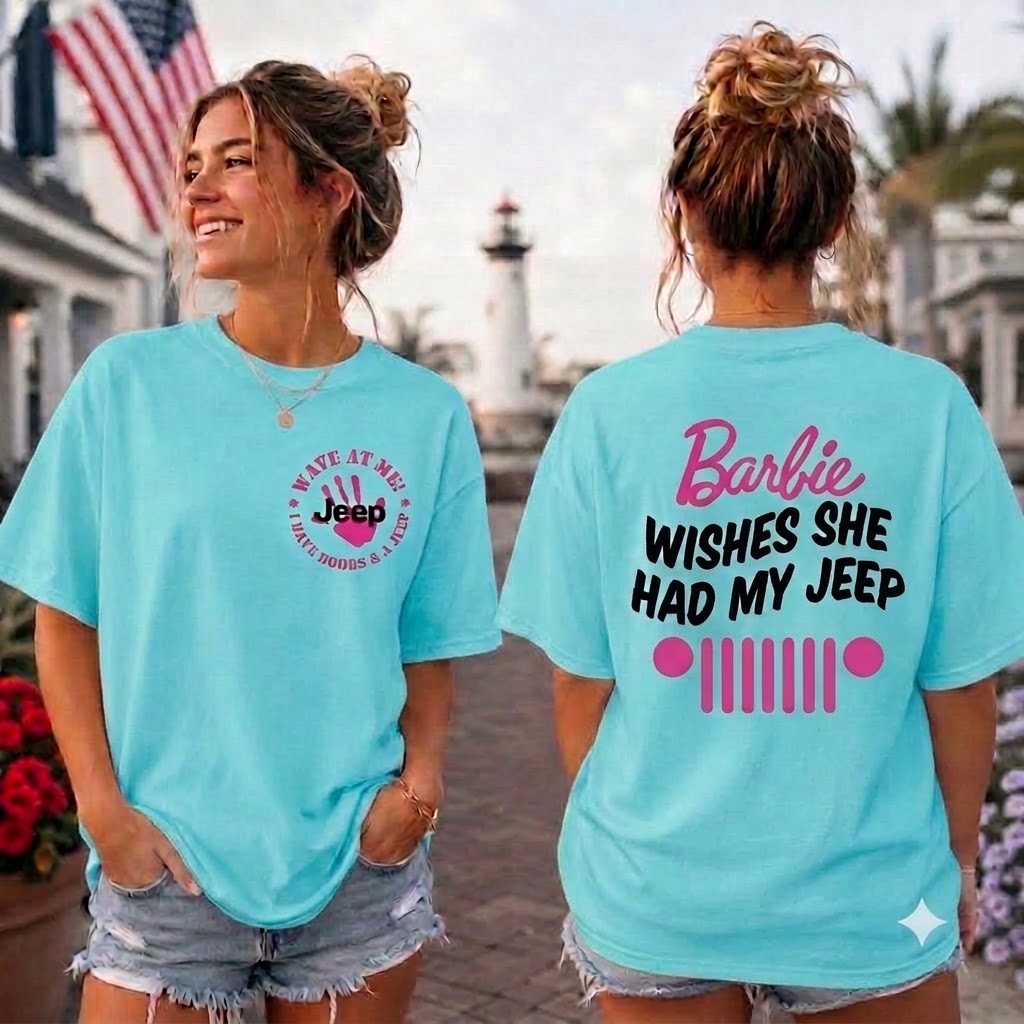 Barbie Wish She Had My Jeep T-Shirt