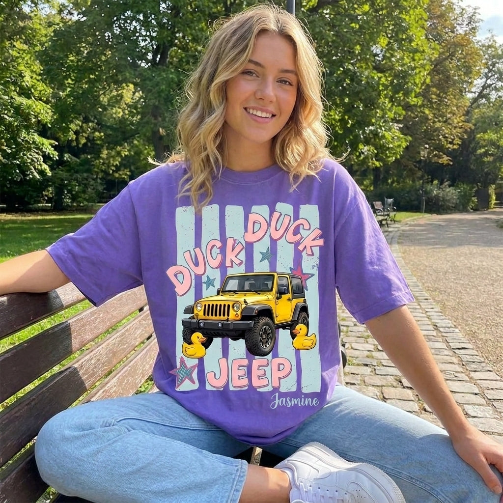 Duck Duck Jeep Personalized T-Shirt