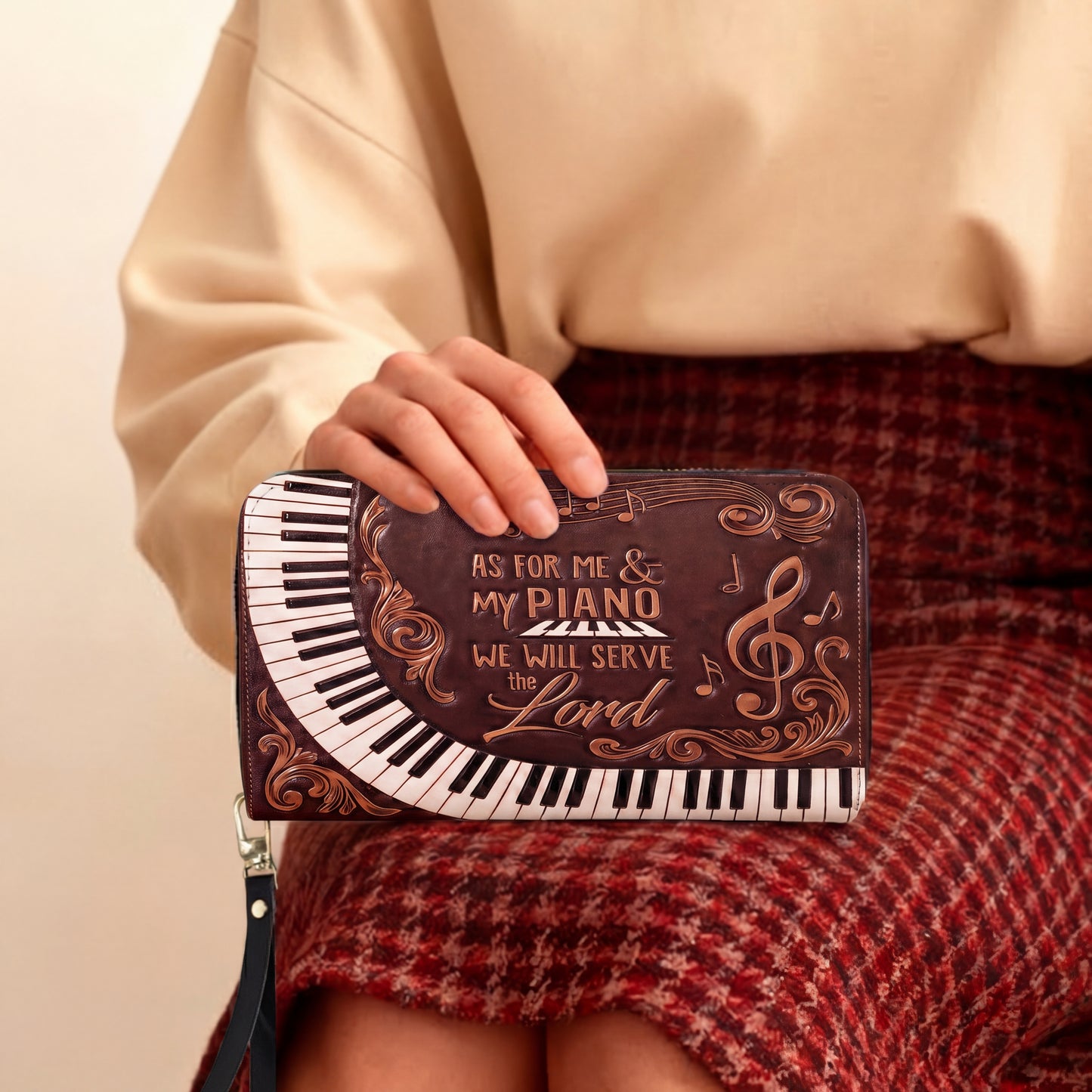 Me & My Piano Leather Bag + Free Wallet