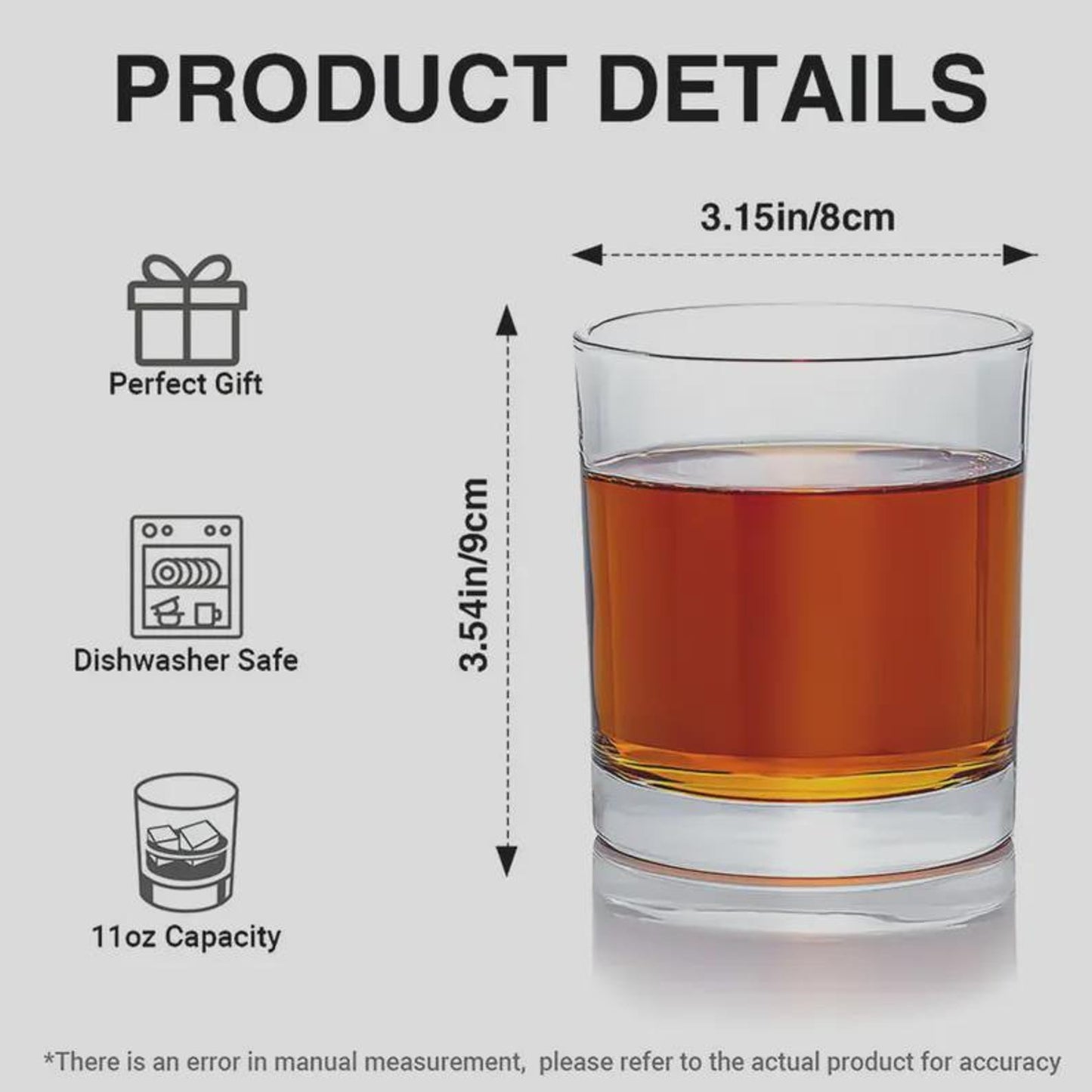 250th Anniversary America Personalized 11OZ Round Whiskey Glass