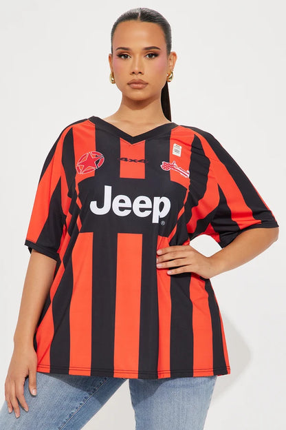 Jeep Wrangler Striped Jersey Tee