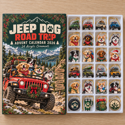 Jeep Dog Road Trip Advent Calendar