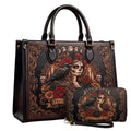 Dancing With Spirits Personalized Leather Bag + Free Wallet