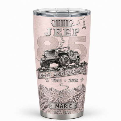 Personalized  Jeep 85th Anniversary Tumbler 40oz, 30oz, 20oz V3