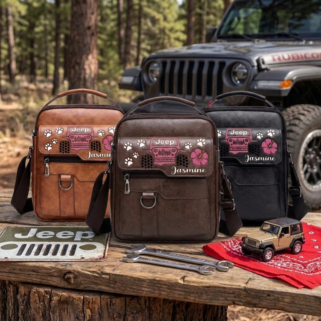 Jeep Paw Personalized Shoulder Bag