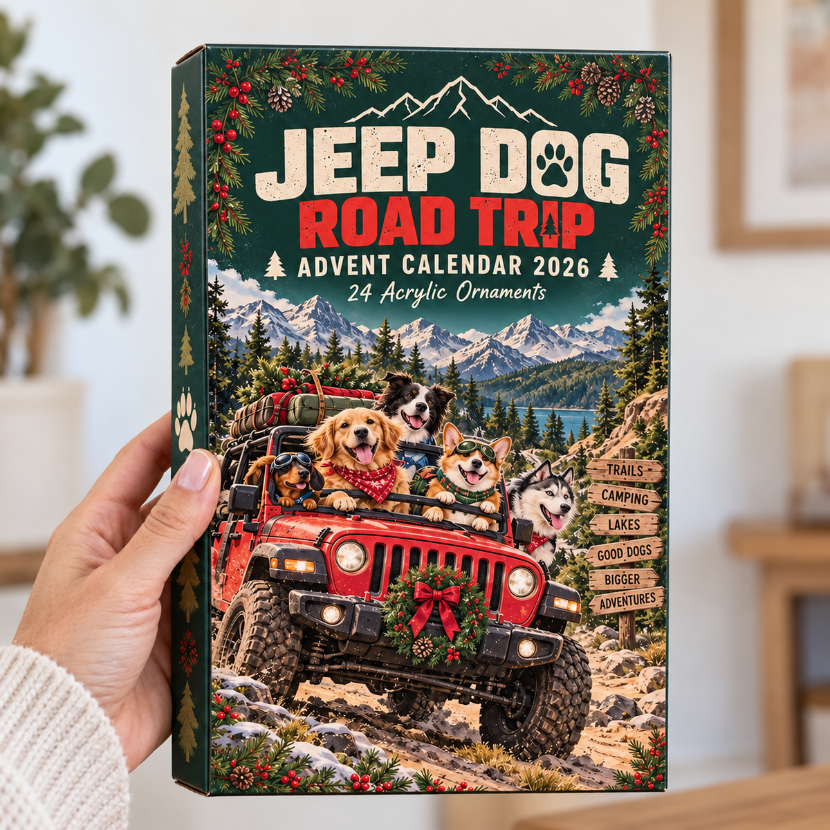 Jeep Dog Road Trip Advent Calendar