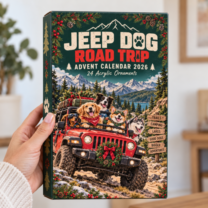 Jeep Dog Road Trip Advent Calendar