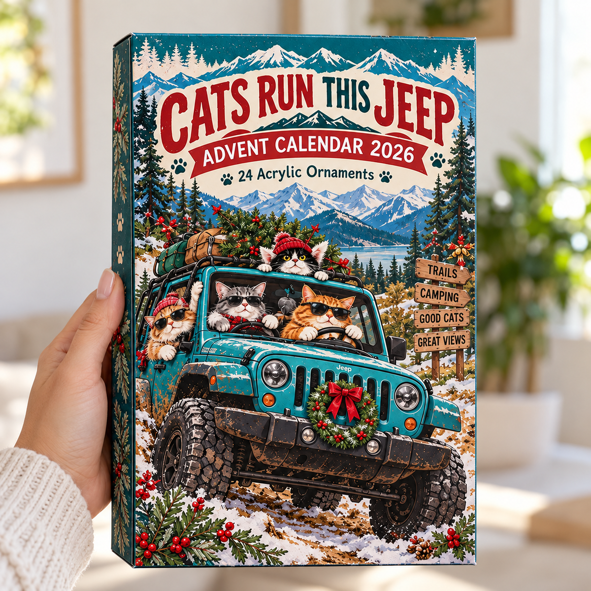Cat Runs This Jeep  Advent Calendar