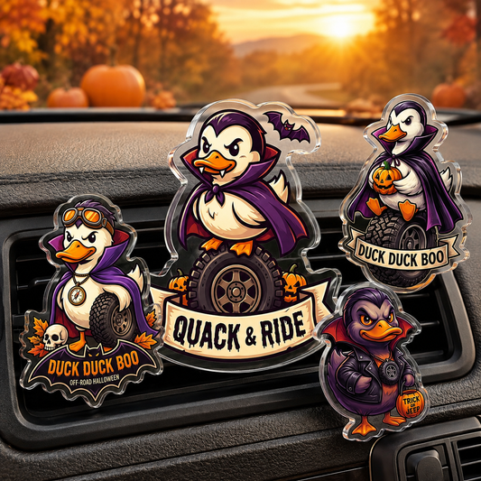 Halloween Duck Acrylic Car Air Vent Clip