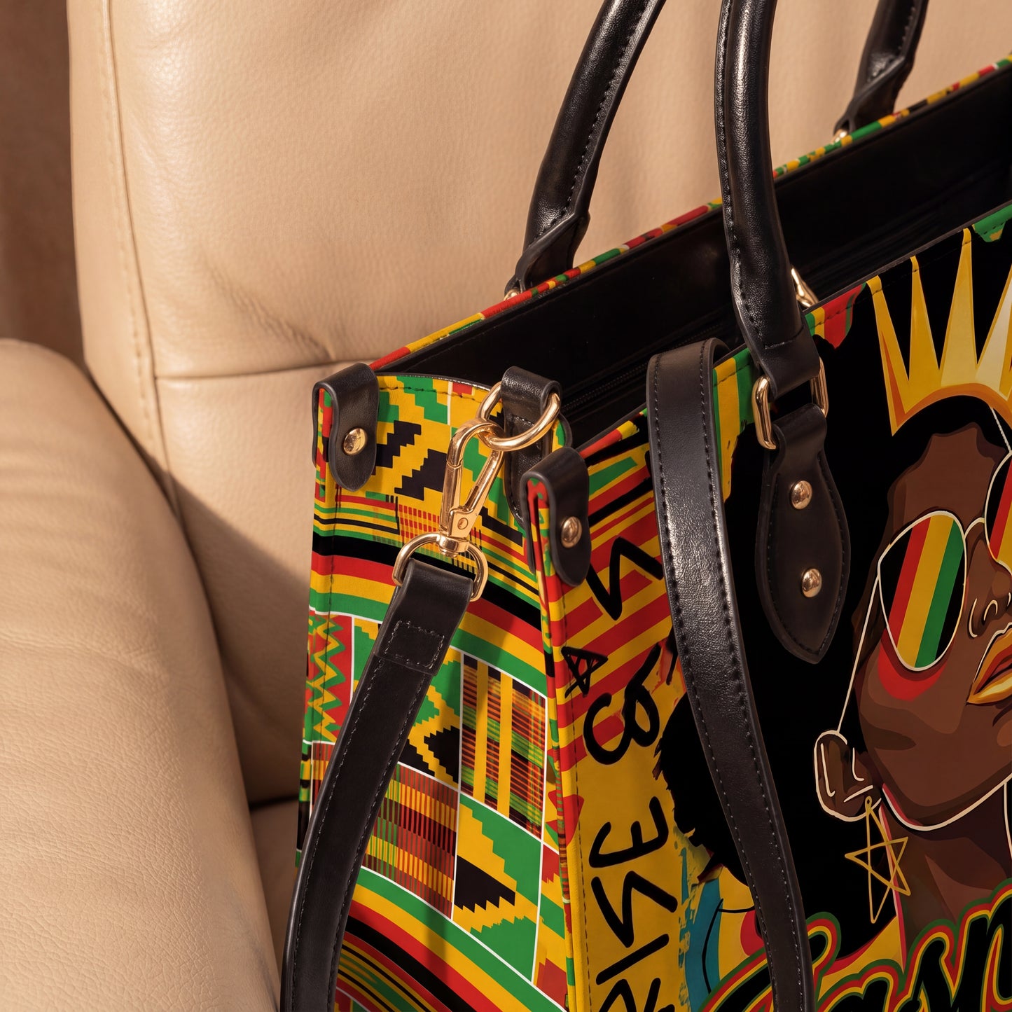 Rise And Slay Personalized Leather Bag
