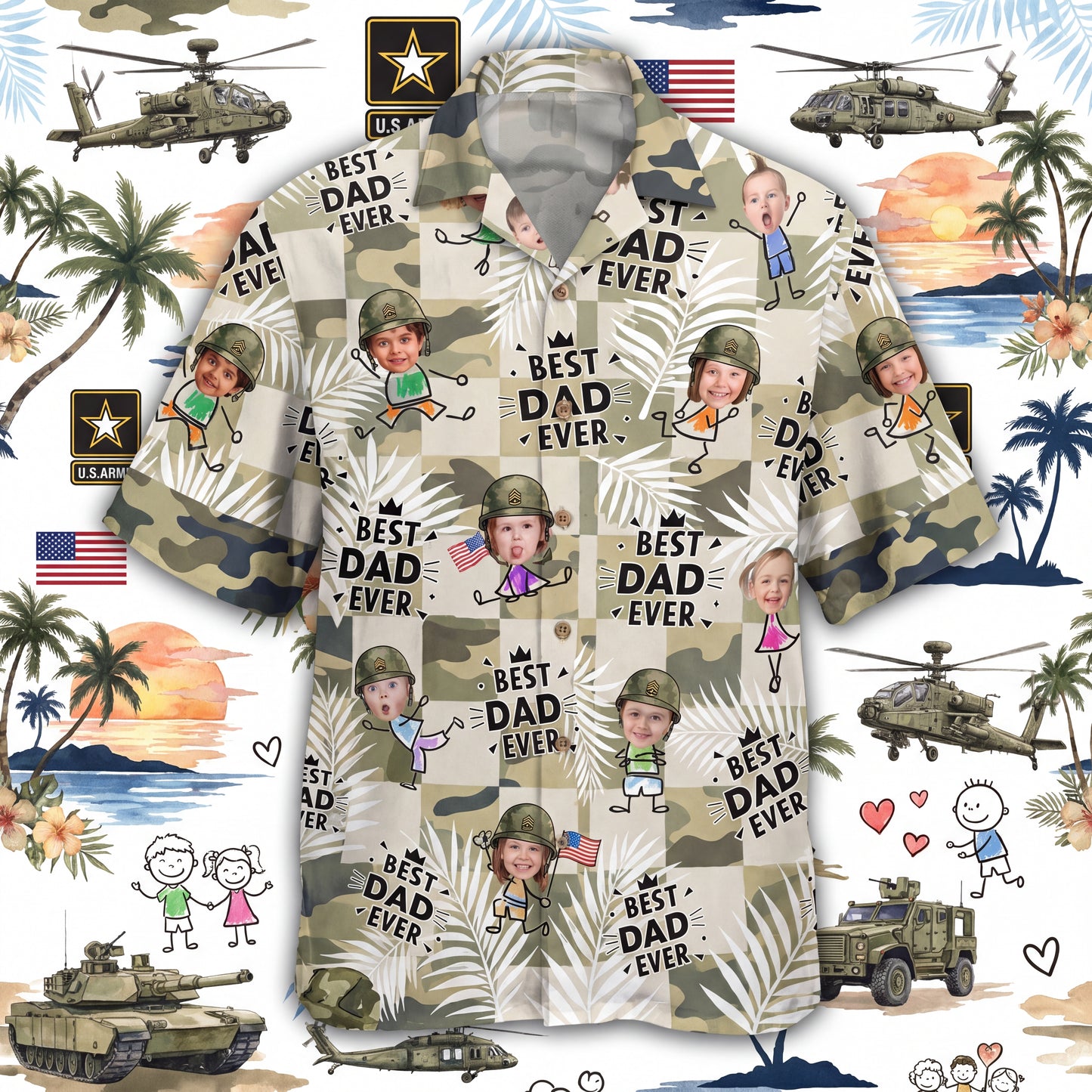 (Free Delivery) Premium American Pride US Veterans Hawaii Shirt