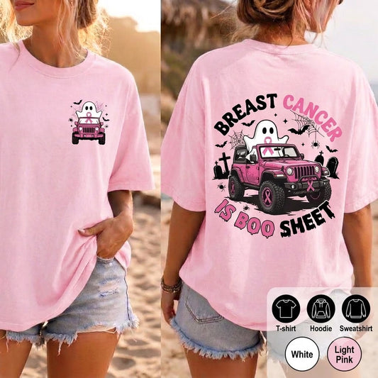 Breast Cancer Is Boo Sheet T-shirt Hoodie Sweatshirt