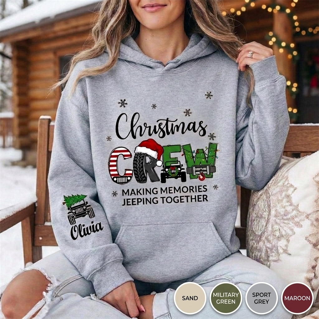 Christmas Crew Personalized Hoodie