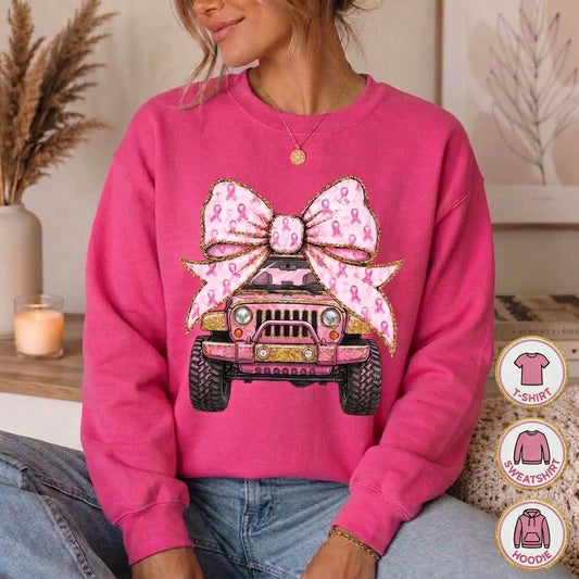 Ribbon Jeep T-Shirt Hoodie SweatShirt