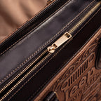 Jeep 85th Anniversary Personalized Leather Bag + Free Leather Wallet
