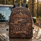 Jeep Girl Personalized Backpack
