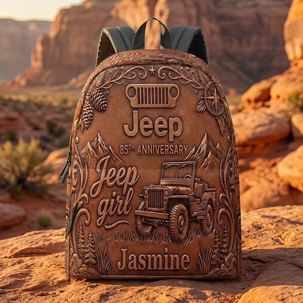 Jeep 85th Anniversary Personalized Backpack