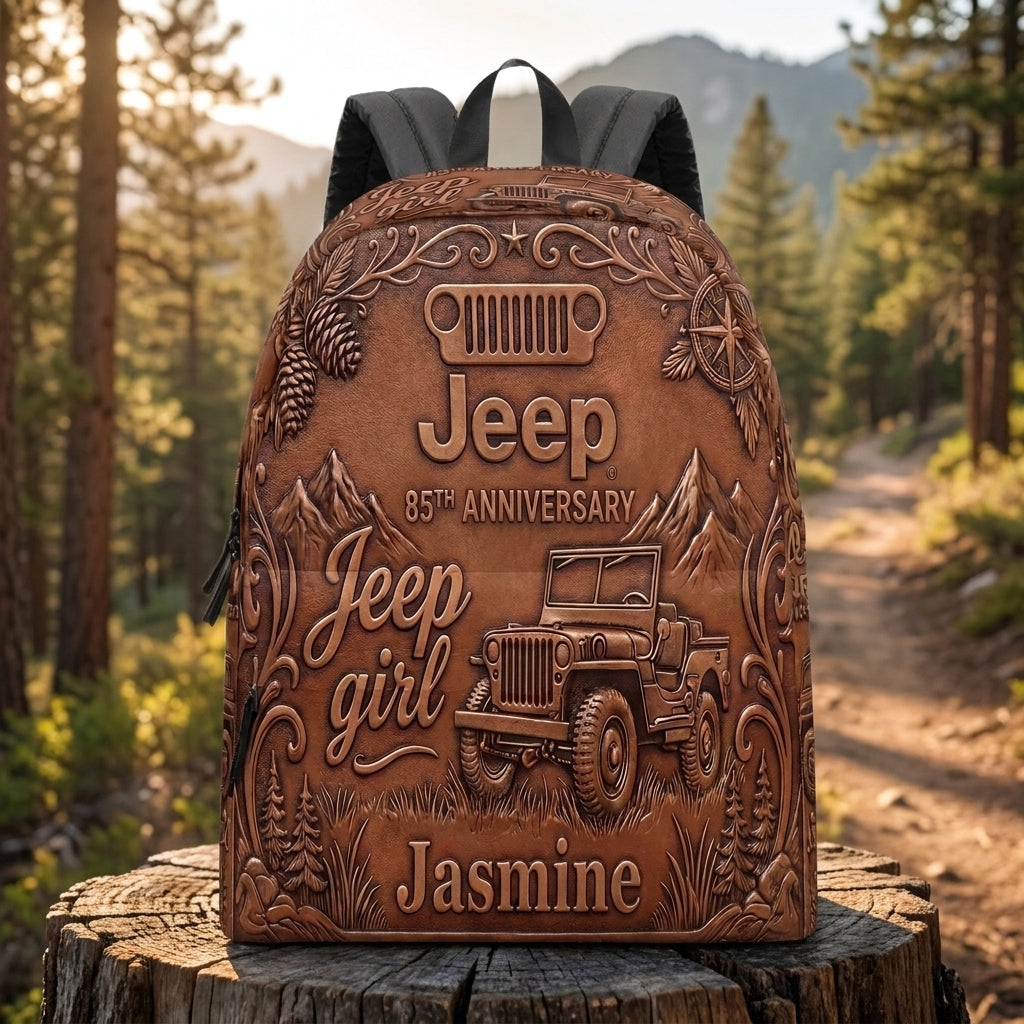 Jeep 85th Anniversary Personalized Backpack