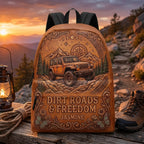 Dirt Roads & Freedom Personalized Backpack