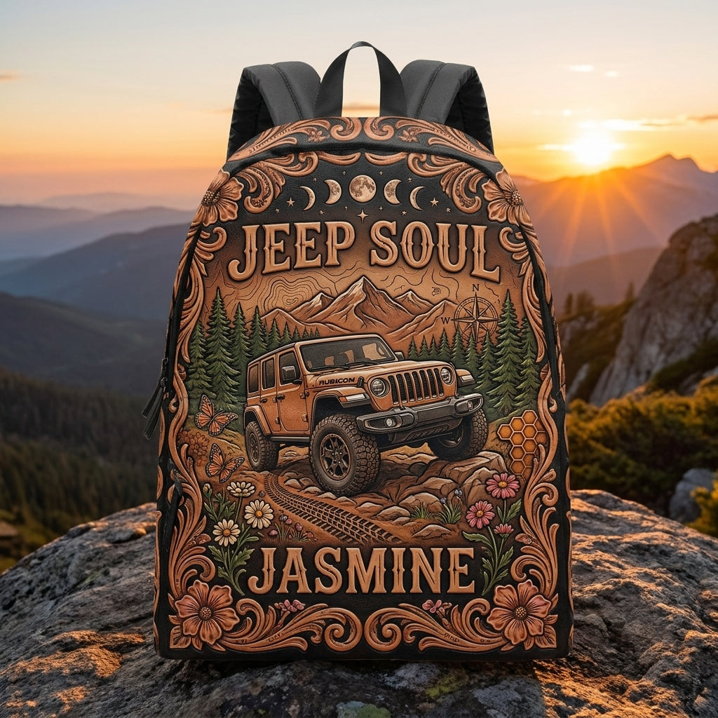 Jeep Soul Personalized Backpack