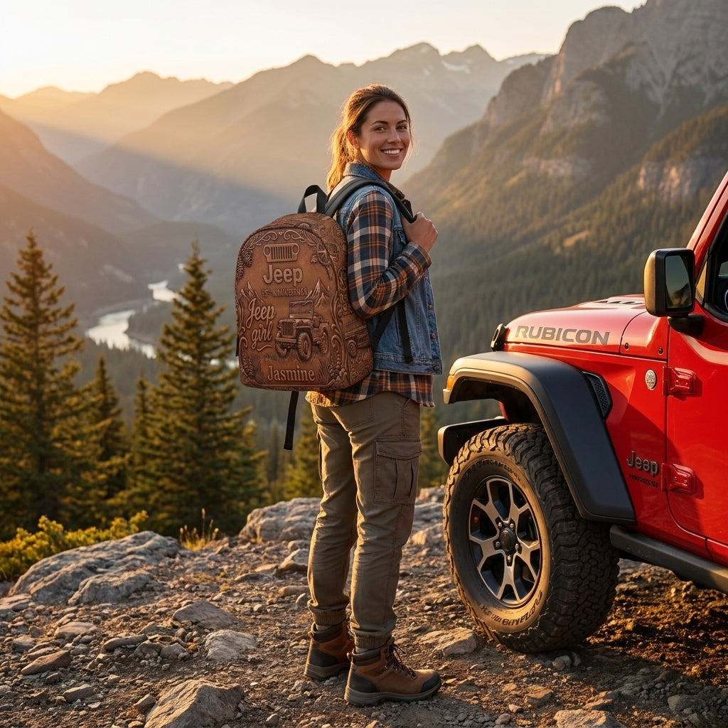 Jeep 85th Anniversary Personalized Backpack