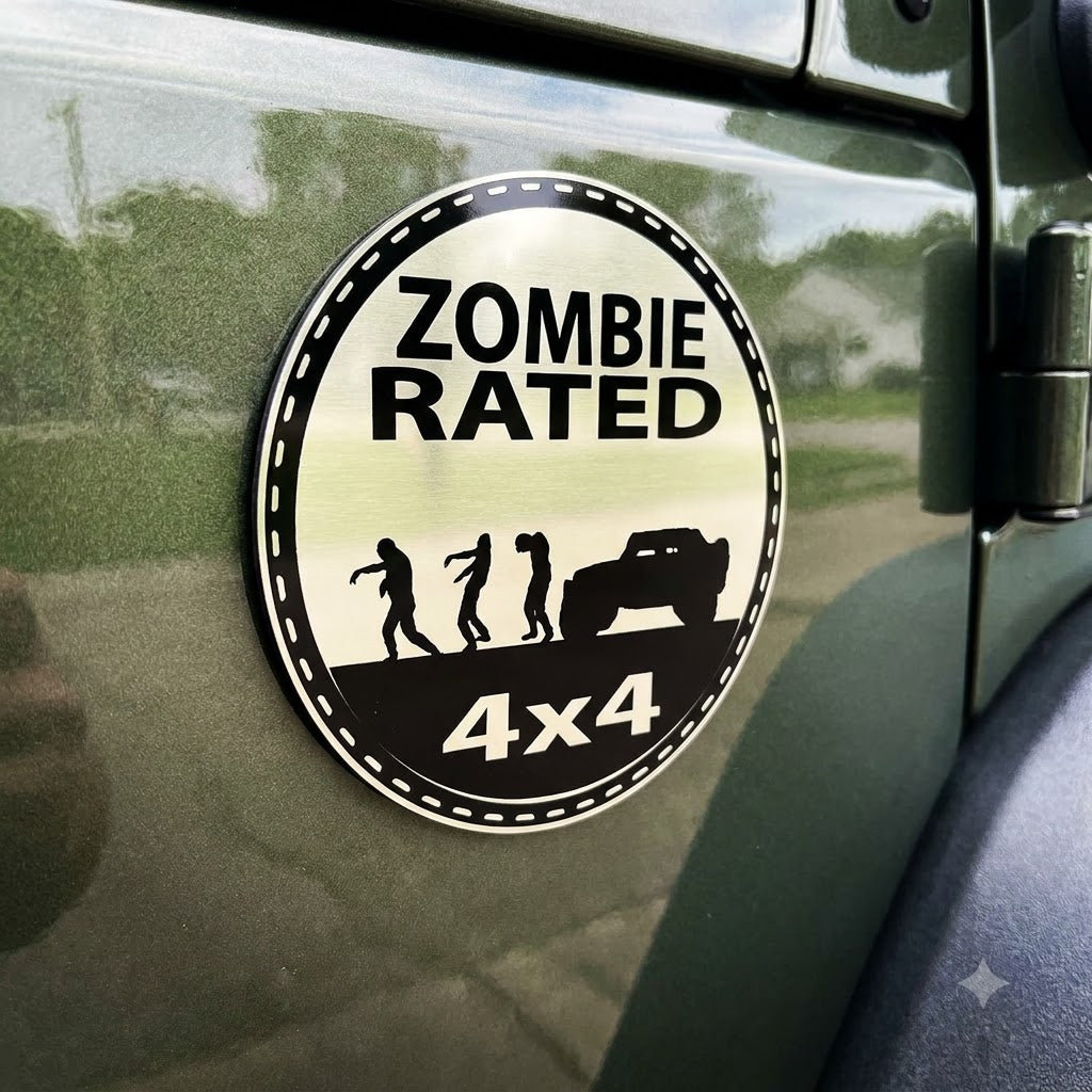 Bigfoot, Mermaid, Zombie Rated 4x4 Car Magnet