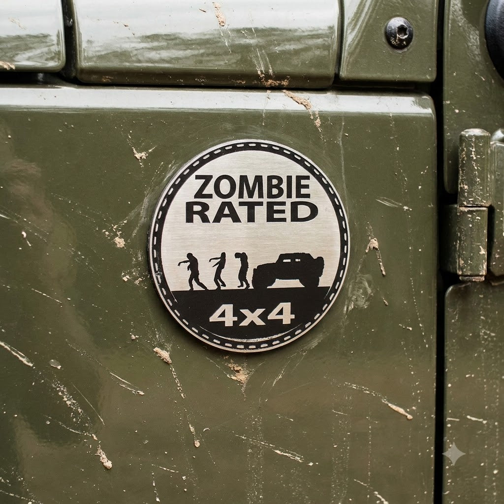 Bigfoot, Mermaid, Zombie Rated 4x4 Car Magnet