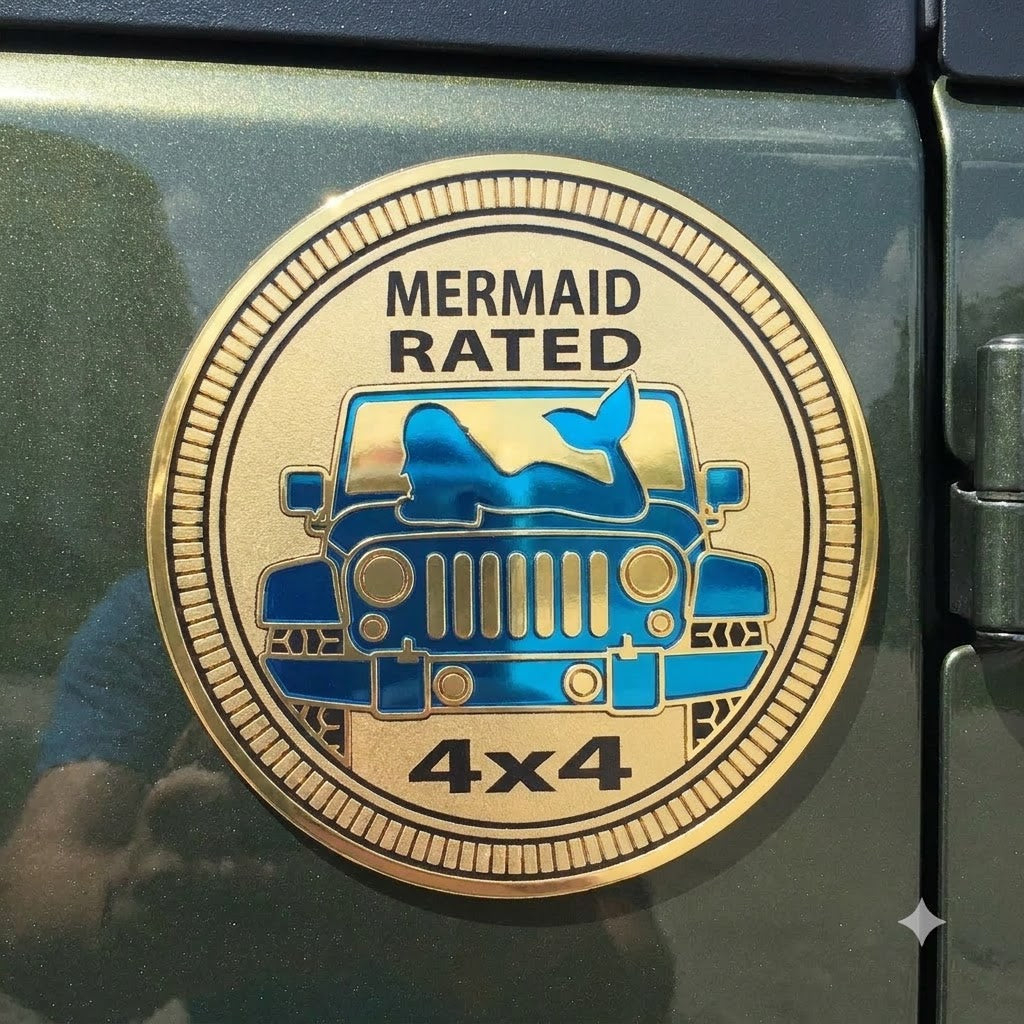 Bigfoot, Mermaid, Zombie Rated 4x4 Car Magnet