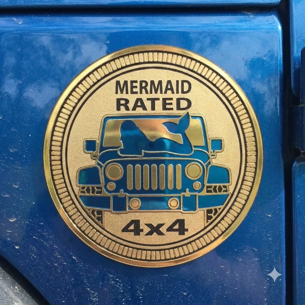 Bigfoot, Mermaid, Zombie Rated 4x4 Car Magnet