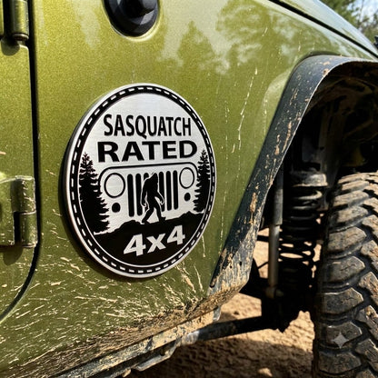 Bigfoot, Mermaid, Zombie Rated 4x4 Car Magnet
