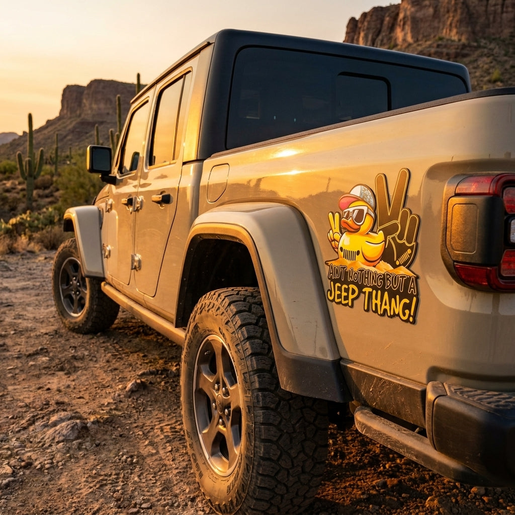 Jeep Thang Car Magnet