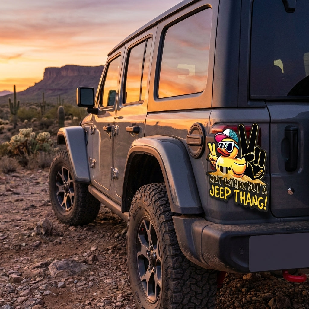 Jeep Thang Car Magnet