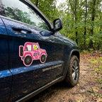 Barbie Wishes She Had My Jeep v1 Car Magnet