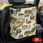 Jeep Pattern Car Trash Can
