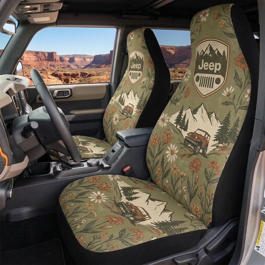 Jeep Wilderness Explorer Car Seat Cover