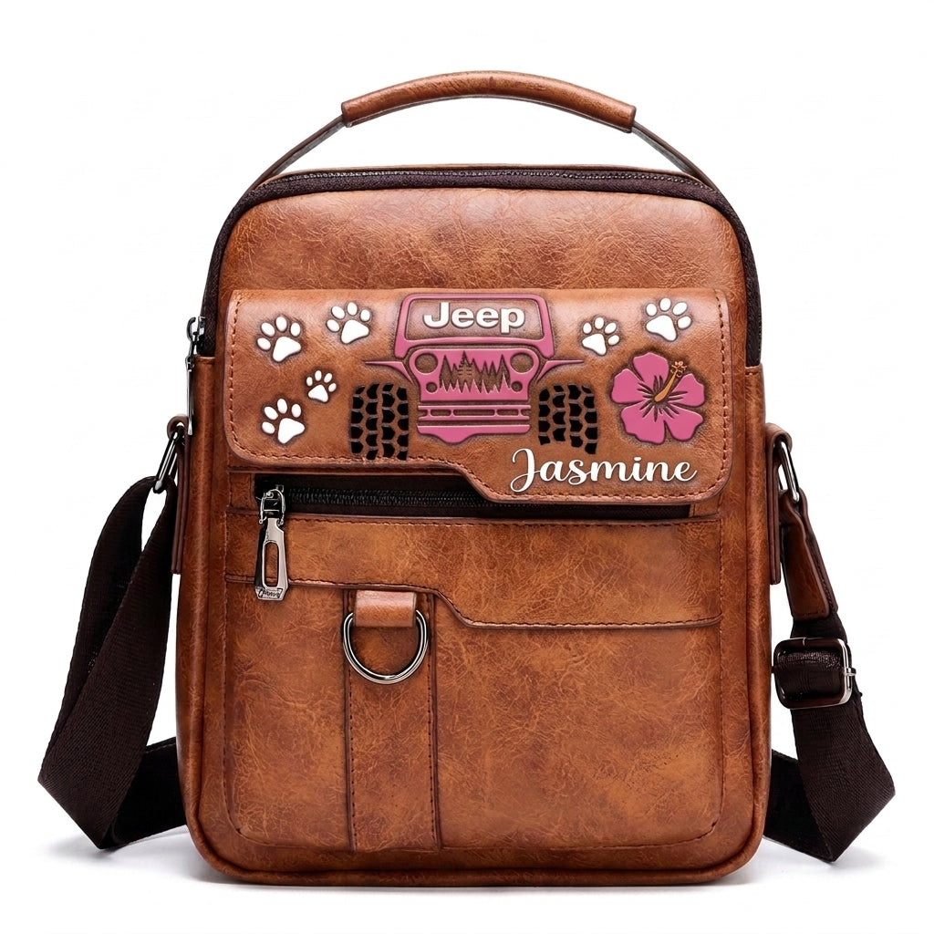 Jeep Paw Personalized Shoulder Bag