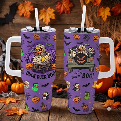 Duck Duck Boo 40oz Tumbler With Handle