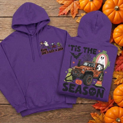 Run She's Got A Jeep Hoodie