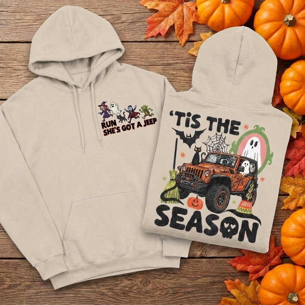 Run She's Got A Jeep Hoodie