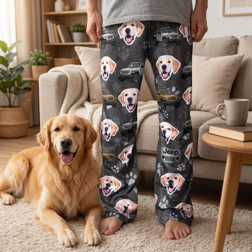 Jeep & Pet Personalized Pajama Pants