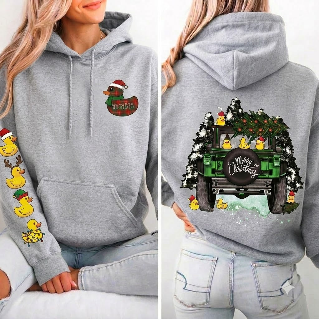 Duck Duck Jeep Xmas Hoodie