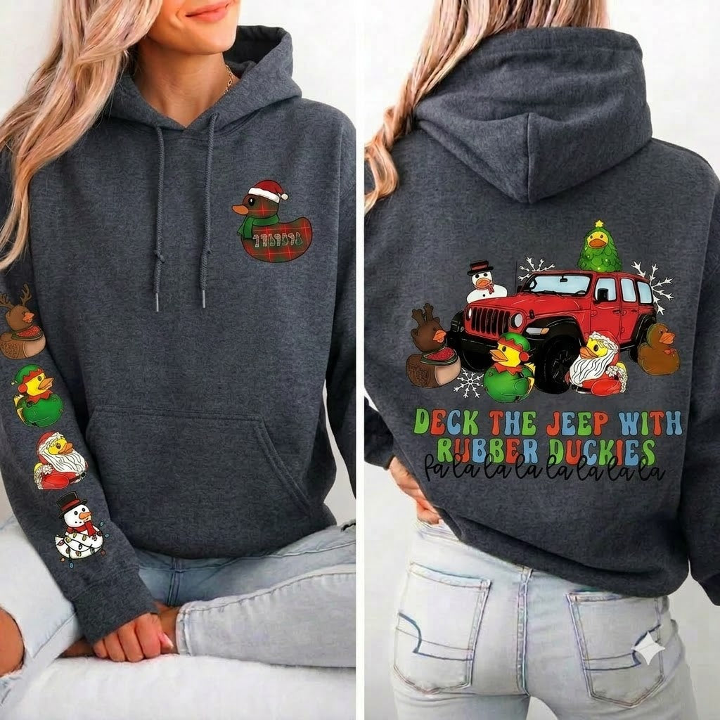 Deck The Jeep Hoodie