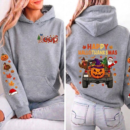 Happy Hallothanksmas Hoodie