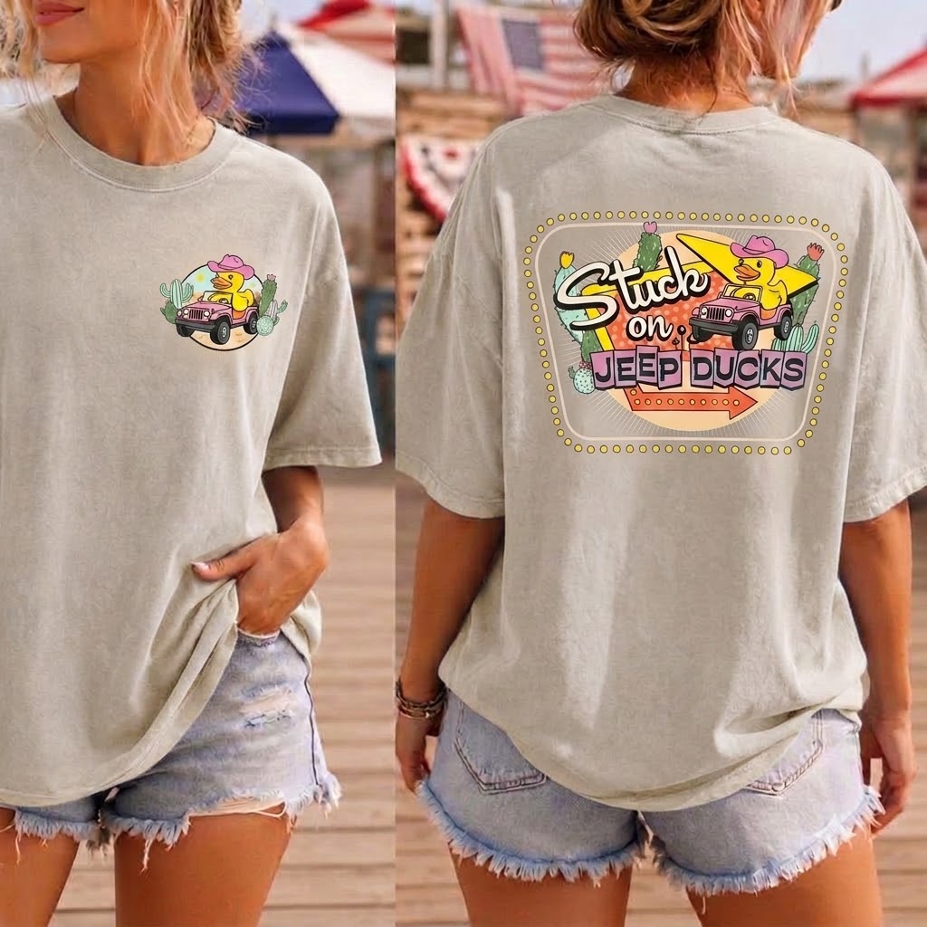 Stucks On Jeep Ducks T-Shirt