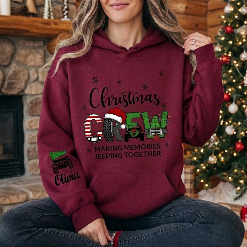 Christmas Crew Personalized Hoodie