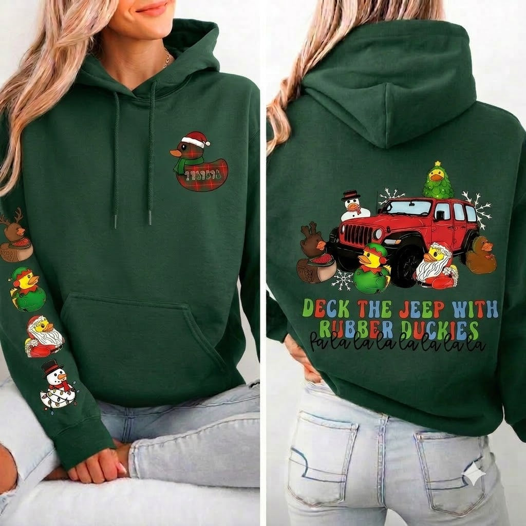 Deck The Jeep Hoodie