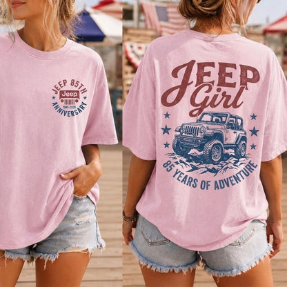 Jeep Girl 85 Years Of Anniversary T-Shirt